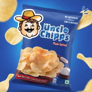 Uncle Chipps Plain Salted | Crunchy Potato Chips